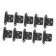 thumbnail image 2 of simhoa 10 Pieces Cabinet Door Hinges Cold Rolled Steel Furniture Hardware Accessory Black, 2 of 8