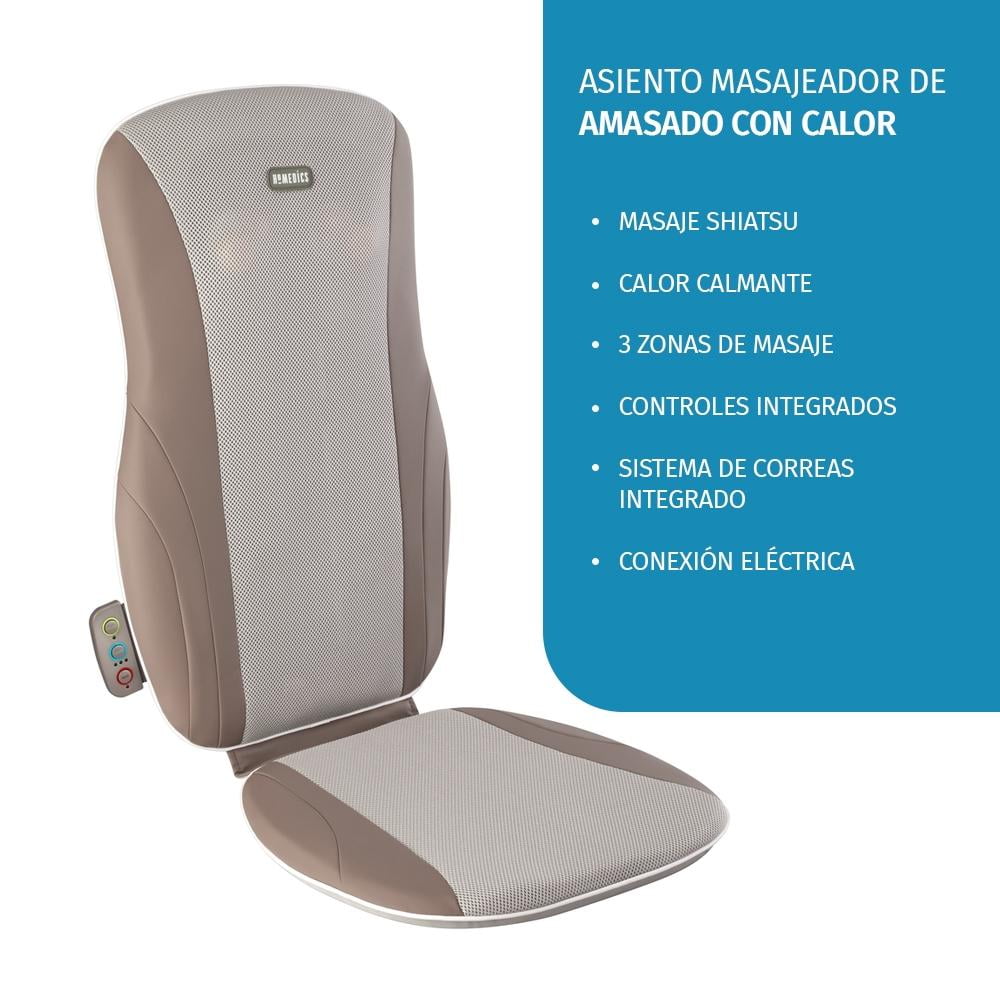 Asiento Masajeador Shiatsu Elite Homedics Masajeador De Espalda