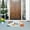an Illustration, variant on Iauyy Doormat Outdoor Indoor Non-Slip Washable Welcome Mat,Low-Profile 32x20in Door Mat for Pet Mat Front Back Door and Entryway,Big-headed Cat