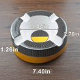 thumbnail image 5 of Cigar Ashtray Big Ash trays for 8" Round Cigarettes Large Rest Outdoor Cigars Ash tray for Patio/Outside/Indoor Ashtray, 5 of 5