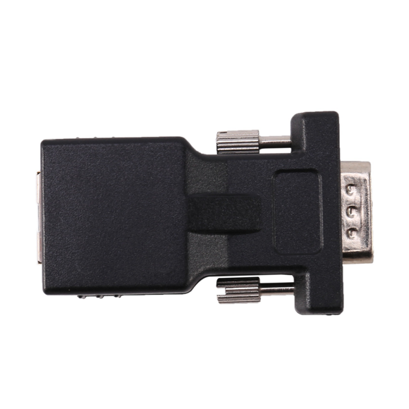 VGA Extender Male To LAN CAT5 CAT6 RJ45 Network Cable Adapter