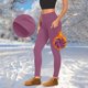 thumbnail image 1 of TaTaai Women's Fleece Lined Yoga Pants High Waisted with Pockets Solid Full Length Warm Leggings for Winter Workout Gym Fitness Lounge Non-See-Through Gift, 1 of 8
