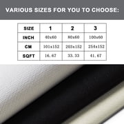 FANOTEK Auto Headliner Replacement Fabric Polyester Foam Backing for Car/Truck/SUV/RV Roof, Tube Packaging - Home Repair/DIY Headliner Material 40*60in,Black