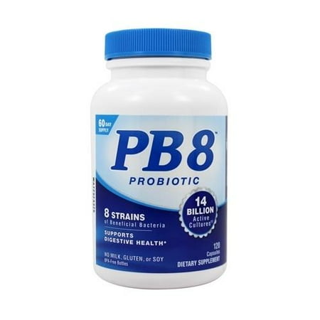 - PB 8 Pro-Biotic Acidophilus Nutrition Now 120 capsules Each