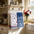 thumbnail image 3 of BZPIZ American Flag Towel, 2PC Red White Blue Premium Soft Towel Highly Absorbent Quick Drying for Sweat Absorption Daily Home Use Beach Bath Pool Summer & Vacation 4th of July Decorations, 3 of 6
