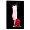 thumbnail image 2 of Cocktail de Fraises et Rose Rouge - Impression sur Toile Florale, 2 of 4