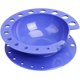 thumbnail image 1 of Cuenco para hilo, cuenco para almacenamiento de hilo, cuenco de lana, cuenco para tejer con agujeros tallados, accesorios de ganchillo (1 Juego, azul), 1 of 5