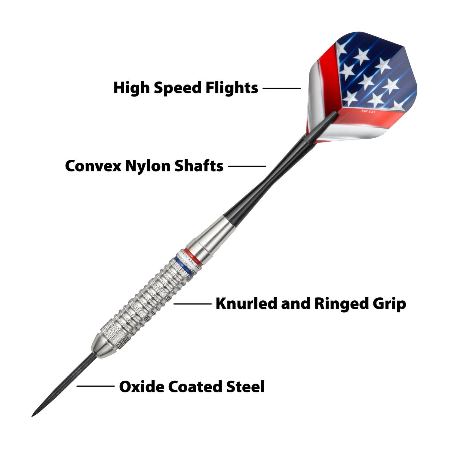 Fat Cat Support Our Troops Dart Set 23 Grams