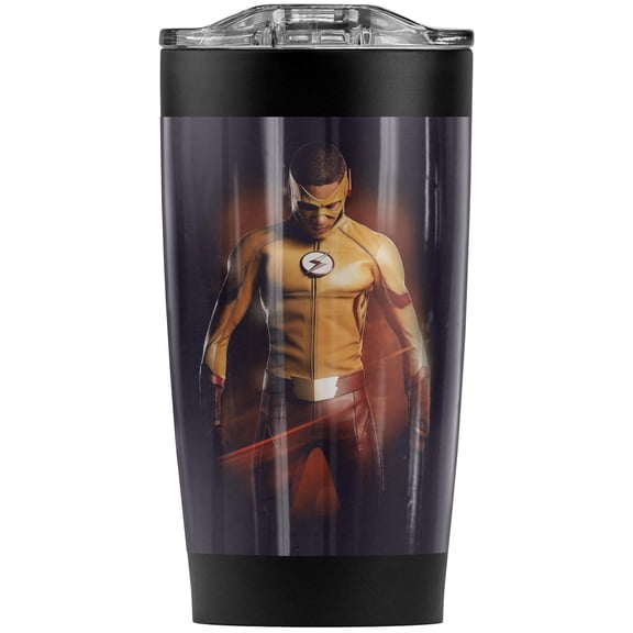 The Flash Tv Series/Kid Flash Stainless Steel Tumbler 20 oz Coffee Travel Mug/Cup, Vacuum Insulated & Double Wall with Leakproof Sliding Lid | Great for Hot Drinks and Cold Beverages