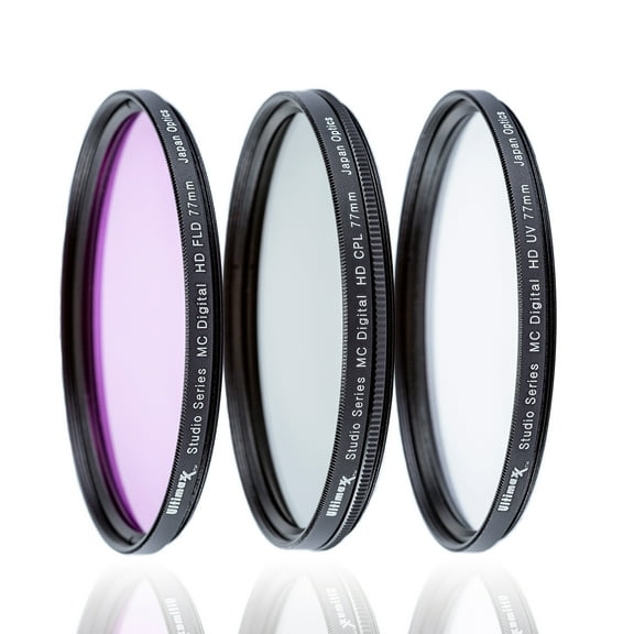 Ultimaxx 3PC Protective Filter Kit (UV, CPL, FLD) - 55mm