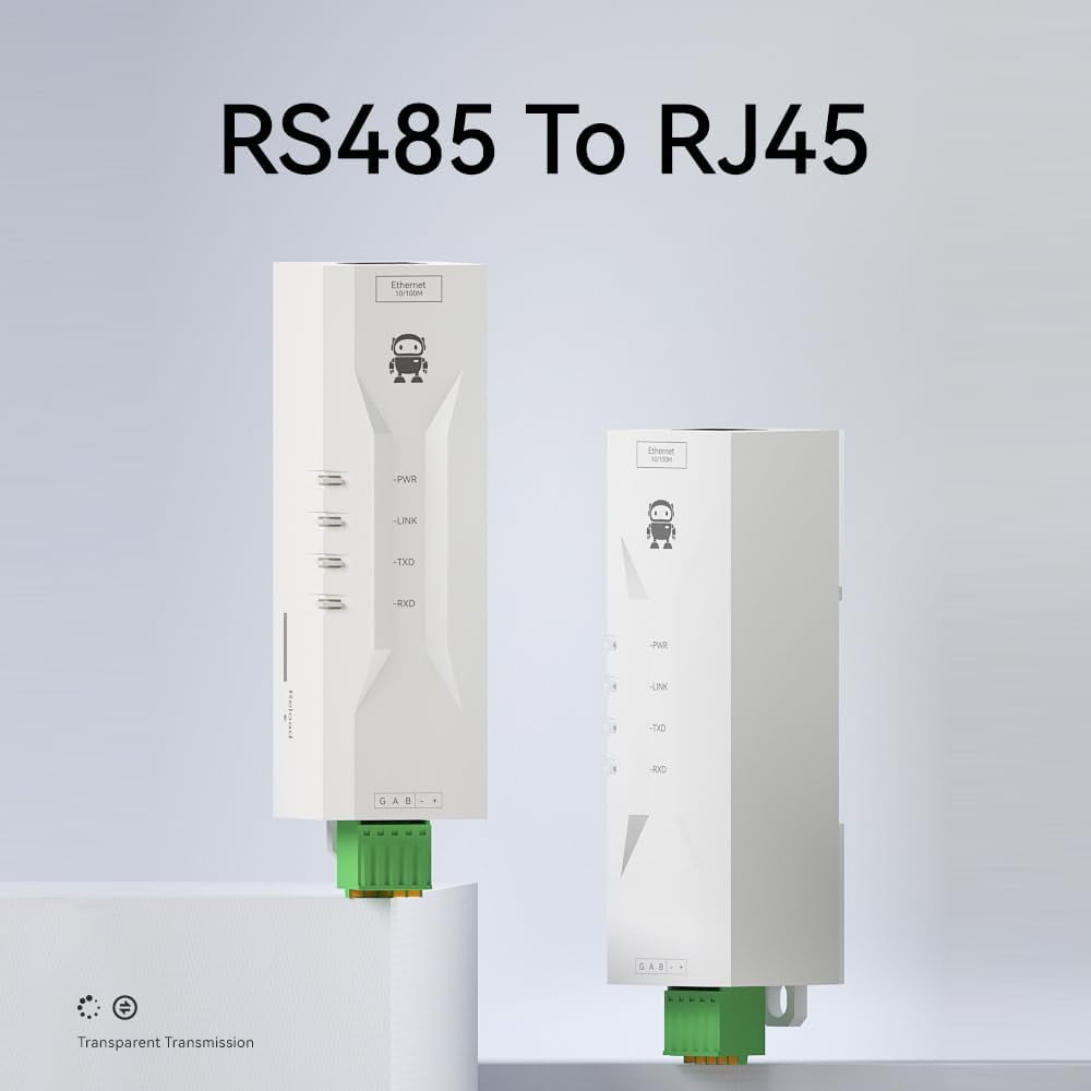 RS485 to Ethernet Serial Port Server NE2-D11 DC 8-28V TCP/UDP Modbus MQTT HTTP DNS DIN Rail Installation FOTA Remote Upgrade