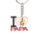 thumbnail image 1 of Esqueleto humano boceto cadera columna El soporte del llavero de metal del llavero ama a papá, 1 of 3