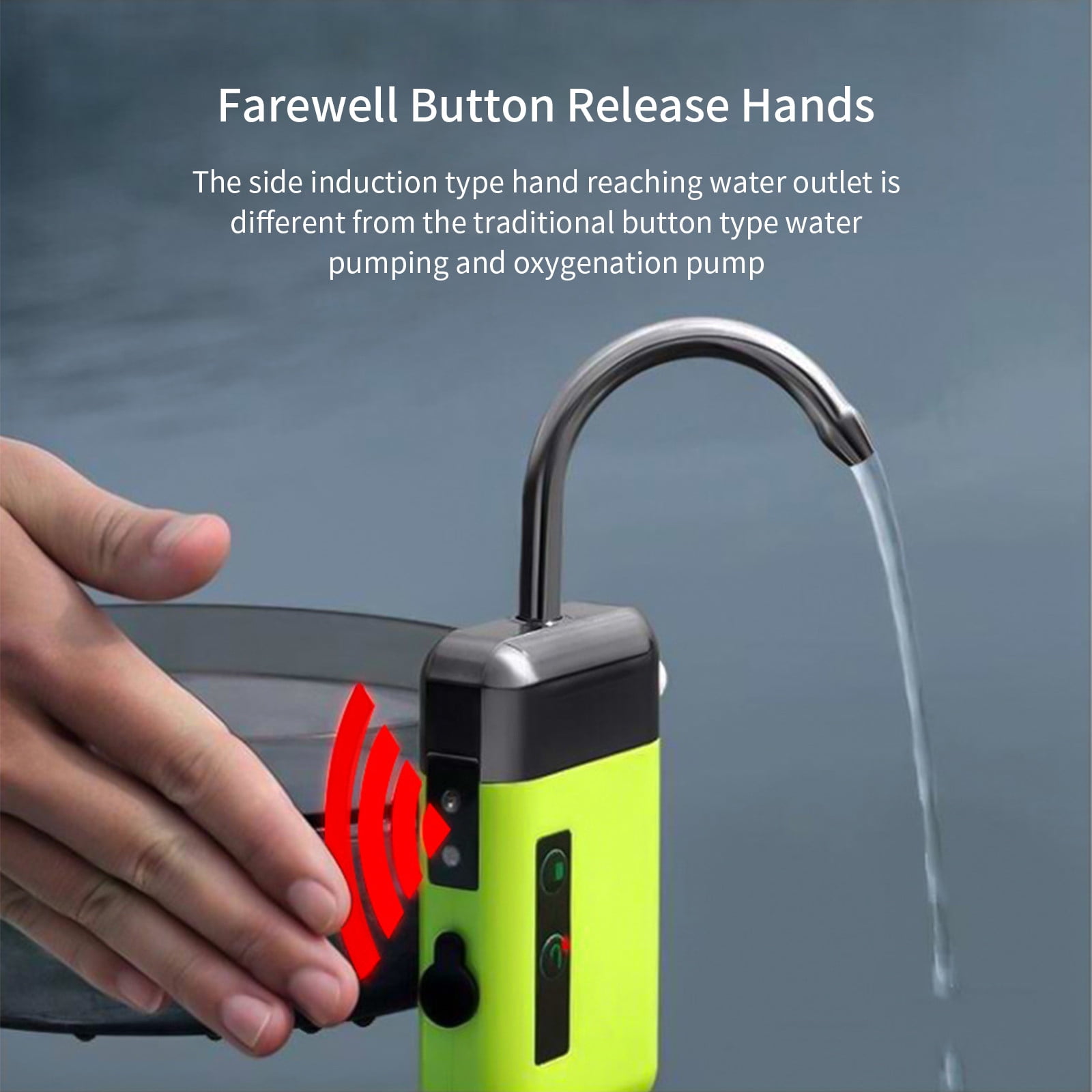Aquarium Air Pumps Fishing Intelligent Pump Aquarium Pump Usb Rechargeable Lithium Battery Powered Portable Pump for Outdoor Fishing
