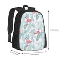 thumbnail image 3 of Daiia Tropical Flamingo Backpack for Men and Women -Durable Backpack Large Capacity, Water-Resistant Bag with Adjustable Straps and Laptop Compartment, 3 of 9