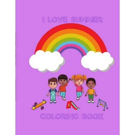 I Love Summer: Coloring Book, (Paperback)