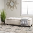 thumbnail image 4 of Contemporary Storage Ottoman in Ivory, 4 of 4