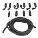 thumbnail image 5 of Manguera de combustible y aceite de 5 metros, accesorio AN6‑6AN, adaptador de extremo recto trenzado de nailon de acero inoxidable, 45°, 90°, 180°, 5 of 12