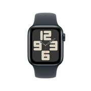Apple Watch SE (2nd Gen) [GPS 40mm] Smartwatch with Midnight Aluminum Case with Midnight Sport Band - S/M