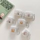 thumbnail image 4 of Bonita funda para auriculares Snoopy Charlie Brown para AirPods 1 2 3 Pro 2021, funda protectora transparente suave de TPU para auriculares inalámbricos Bluetooth, 4 of 5