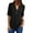 New-Black, variant on asdoklhq Womens Plus Size Tops,Summer Long Sleeve Shirts Zip Casual Tunic V-Neck Rollable Blouse Tops