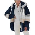 thumbnail image 2 of Birdeem Mode Femme Blouse à Manches Longues Ouverte devant Ample Patchwork avec Poches, 2 of 12