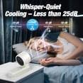 thumbnail image 3 of Portable Turbo Handheld Fan with ICE Cooling – 4000mAh Battery, 5-Speed Wind, Brushless Motor, Fast Charging USB-C, FFoldable, Wearable & Desktop Use, Mini Fan for Outdoor, Travel & Work, 3 of 5