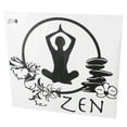 thumbnail image 2 of Pegatina de PVC con diseño de yoga zen para pared, meditación, dormitorio, decoración del hogar, regalo para amantes del yoga, 2 of 14