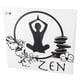 thumbnail image 2 of Etiqueta Engomada Del Patrón De Yoga, Etiqueta Engomada Del Patrón De Yoga Zen Etiqueta De La Pared De PVC Etiqueta De La Pared De Meditación Probada Profesionalmente, 2 of 8