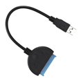 thumbnail image 4 of Câble SATA vers USB 3.0 haute vitesse, lecteur de disque dur 25 cm pour transfert de données sur disque dur 2,5 pouces, 4 of 4
