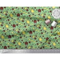 thumbnail image 2 of Soimoi Polyester Crepe Fabric Bottle & Wine Glass Bar Printed Fabric 1 Yard 42 Inch Wide, 2 of 3
