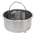 thumbnail image 4 of BUYISI Stainless Steel Steamer Basket Accessory For Instant Cooker With Silicone Handle Pressure Cooker Rice Steamer Basket 16.5cm, 4 of 7