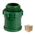thumbnail image 1 of 100 Pzs Conector Con Rosca Conduit Pvc Ligero Verde 1/2 Pulg verde 1/2 pulgadas, 1 of 6