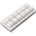 thumbnail image 4 of ZOUSSIQI 12 Key Mechanical Gaming Keyboard Small USB Type C Wired Red Switch Keypad for PC Office Work Designers Acrylic (White) CA919-17565, 4 of 8