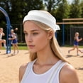 thumbnail image 3 of Unique Bargains 1 Pc Breathable Headband Wide Tie Headband for Sport White, 3 of 5