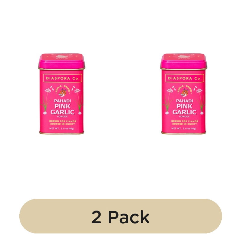 Diaspora Co. Pahadi Pink Garlic 60g, British Import (Pack of 2)