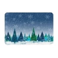 thumbnail image 1 of KLL Tapis de Porte d'Entrée Imprimé Arbres de Noël Intérieur Extérieur, Tapis Antidérapant Tapis d'Entrée Tout Temps Intérieur Extérieur Tapis de Patio Porche, 23.6 Pieds'x15.7 Pieds', 1 of 7