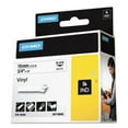 thumbnail image 2 of DYMO Rhino Permanent Vinyl Industrial Label Tape, 3/4" x 18 ft, White/Black Print, 2 of 2