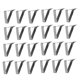 thumbnail image 1 of Table Cover Clamp, 24Pcs Wavy Design Stainless Steel Tablecloth Clips for Buffets for Restaurants for Parties for Families ANGGREK Otros, 1 of 8