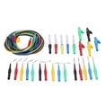 thumbnail image 2 of Kit de cables de prueba de conector banana, buena conductividad, sondas traseras de 90°, 135°, 180°, kit de conector banana de 4 mm para pruebas de diagnóstico de automóviles, 2 of 8