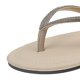 thumbnail image 4 of Flip Flip para mujeres con sandalias planas de imitación se deslizan sobre toboganes planos con suela de goma para la playa de verano, 4 of 6
