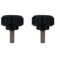 thumbnail image 2 of 2 Pcs M4 x 10mm Vis à Tête Ronde sur les Vis Moletées Bouton de Serrage 2 Pcs, 2 of 8