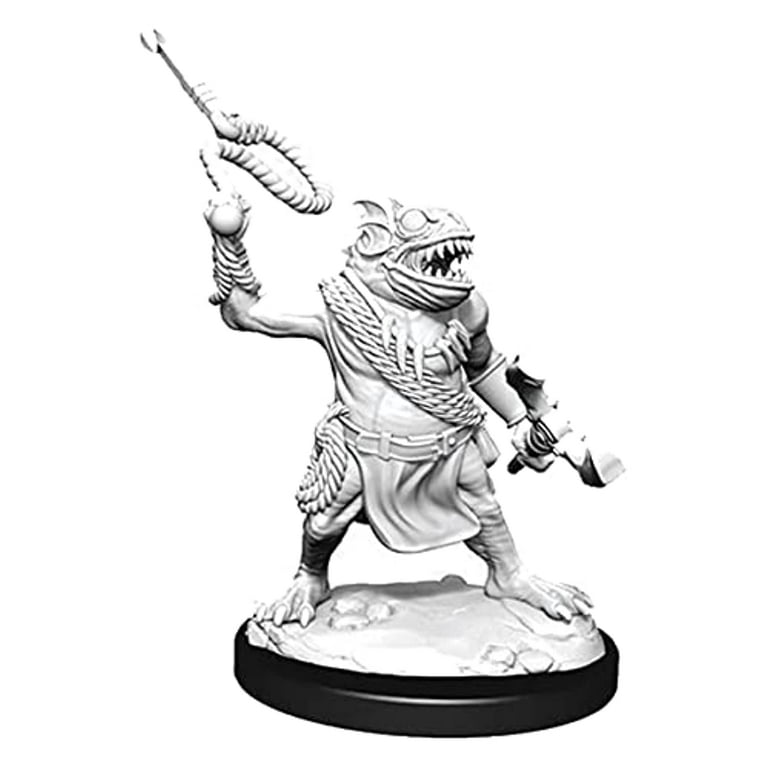 WizKids WZK90246 D&D Nolzurs Marvelous Unpainted Kuo-Toa & Kuo-Toa Whip W14  Miniature