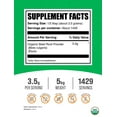 thumbnail image 5 of BulkSupplements Organic Beet Root Powder - Dietary Supplement, Vegan-Friendly, 3.5g per Serving, 5kg (11 lbs), 5 of 5