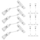 thumbnail image 3 of Price Display Holder 10Pcs Transparent Clamp For Retail Use Easy To Display In Shopping Centers 6.5X3.1X1 Inches, 3 of 5