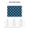 thumbnail image 5 of Gaeub Blue Owl Printed Flannel Throw Blanket,Plush Throw,Fuzzy Bed Blanket for Bedding Sofa and Travel,Decorative Blanket-40"x30", 5 of 6