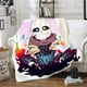 thumbnail image 2 of CLOOCL-manta gruesa con estampado de Anime Undertale Sans, ropa de cama para adolescentes, edredón de viaje para avión, decoración del hogar, 2 of 4