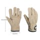 thumbnail image 3 of Guantes para horno, manoplas para cocinar, guantes de cocina para asar a la parrilla de piel de vaca Artificial, guantes gruesos para barbacoa, funcionalidad inteligente, 3 of 8