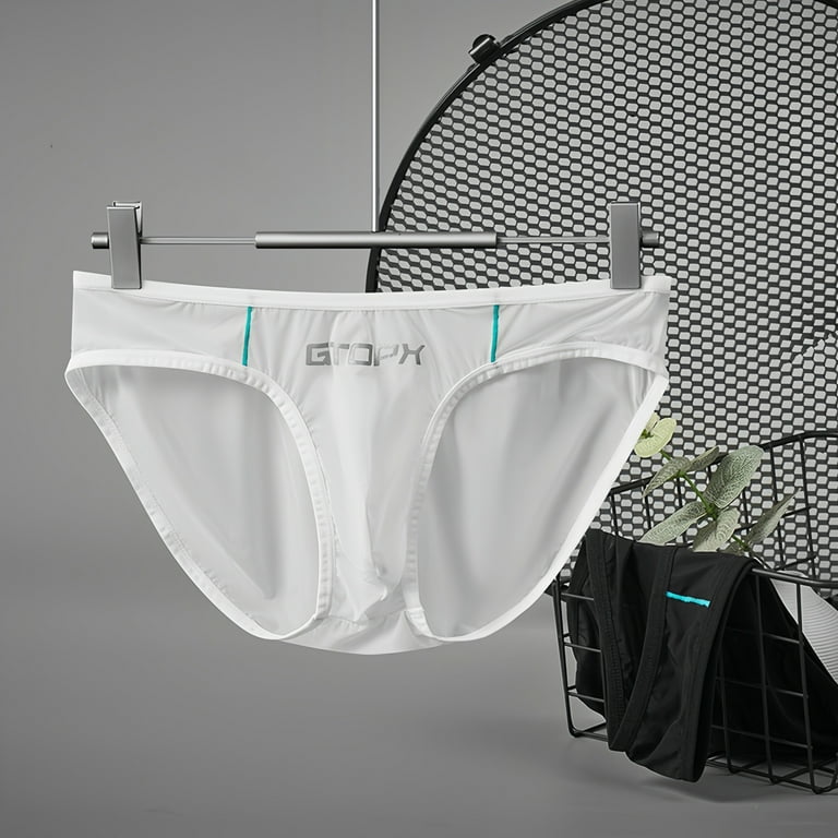 GTOPX MAN Men's Underpants Thin Transparent Low Rise Briefs, 6
