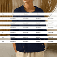 thumbnail image 2 of Womens Clothes Kelon Womens Summer Tops Long Sleeve Crewneck Button Linen Cotton Fashion Tunics Trendy Flowy Clothing, M, 2 of 4