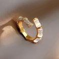 thumbnail image 2 of Guardurnaity Anillo de cobre para mujer, electrochapa decorativa portátil, brillante, ajustable, para chicas, anillos para banquetes de citas, joyería, Ropa, zapatos y accesorios Miscelánea Guardurnaity AP015125-00, 2 of 6